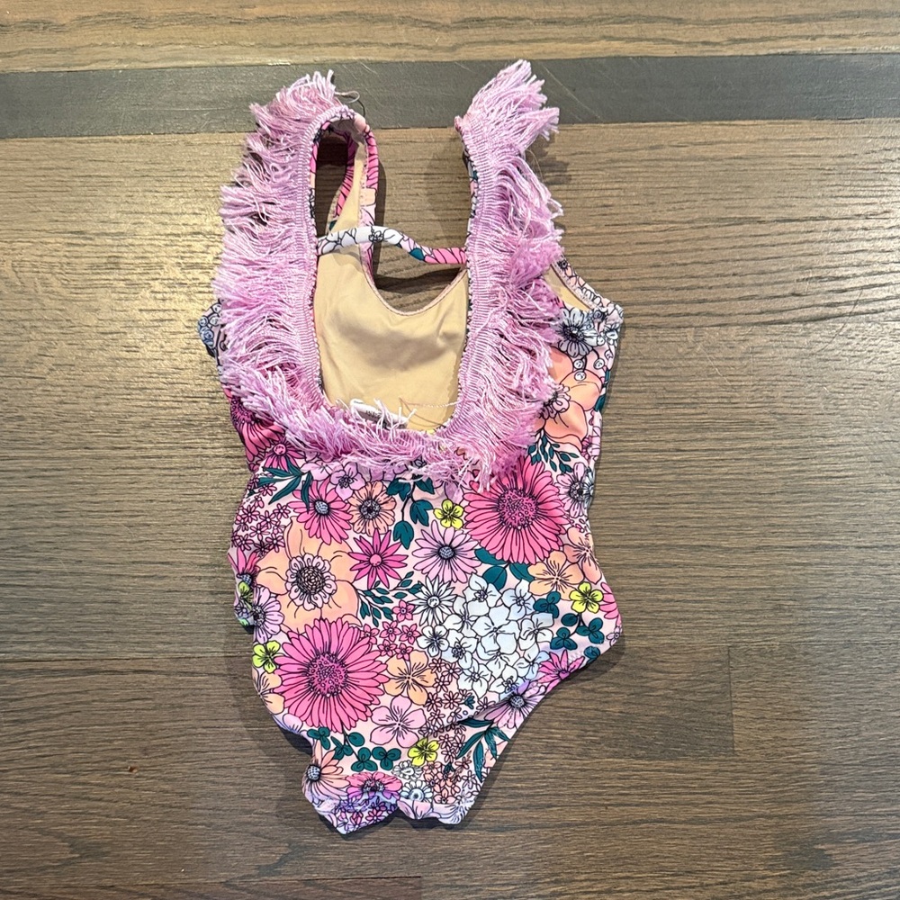 Shade Critters Floral Ruffle One-Piece Swimsuit - Picture 2 of 3